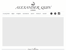 Tablet Screenshot of alexanderquin.com